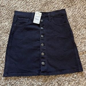 Madewell Black Mini Skirt